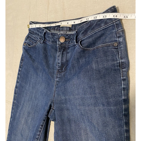 Coldwater Creek Jeans Womens 6 Straight Leg 28 x 30 Dark Denim Trousers Pants - Picture 8 of 12